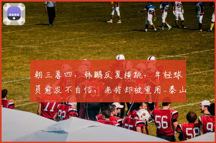 朝三暮四，韩鹏反复横跳，年轻球员愈发不自信，老将却被重用_泰山队_比赛_彭啸