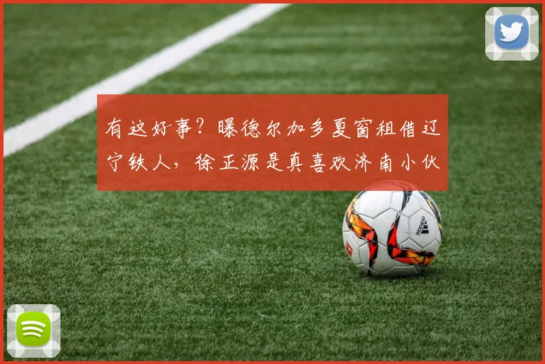 有这好事？曝德尔加多夏窗租借辽宁铁人，徐正源是真喜欢济南小伙